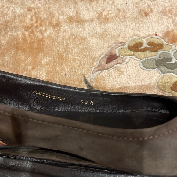 Burberry Beige/brown Nova Check Canvas and suede Ballet flats - Picture 4 of 10